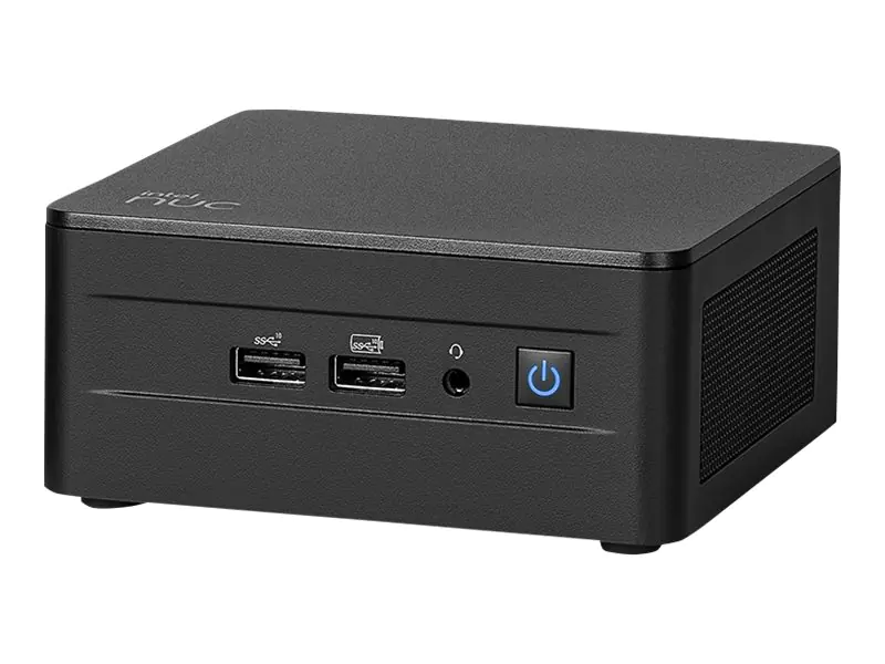Intel Next Unit of Computing 13 Pro Kit - NUC13ANHi3 - Barebone - hohes Chassis - 1 x Core i3 i3-1315U - RAM 0 GB - UHD Graphics - GigE, 2.5 GigE, 802.11ax (Wi-Fi 6E), Bluetooth 5.3 - WLAN: 802.11a/b/g/n/ac/ax (Wi-Fi 6E), Bluetooth 5.3