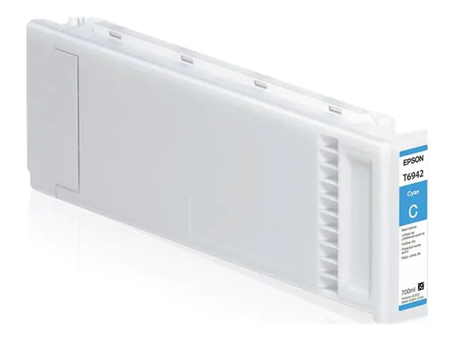 Epson T6942 - 700 ml - Cyan - original - Tintenpatrone - für SureColor SC-T3000, SC-T3000 POS, SC-T5000, SC-T5000 POS, SC-T5200, SC-T7000, SC-T7000 POS