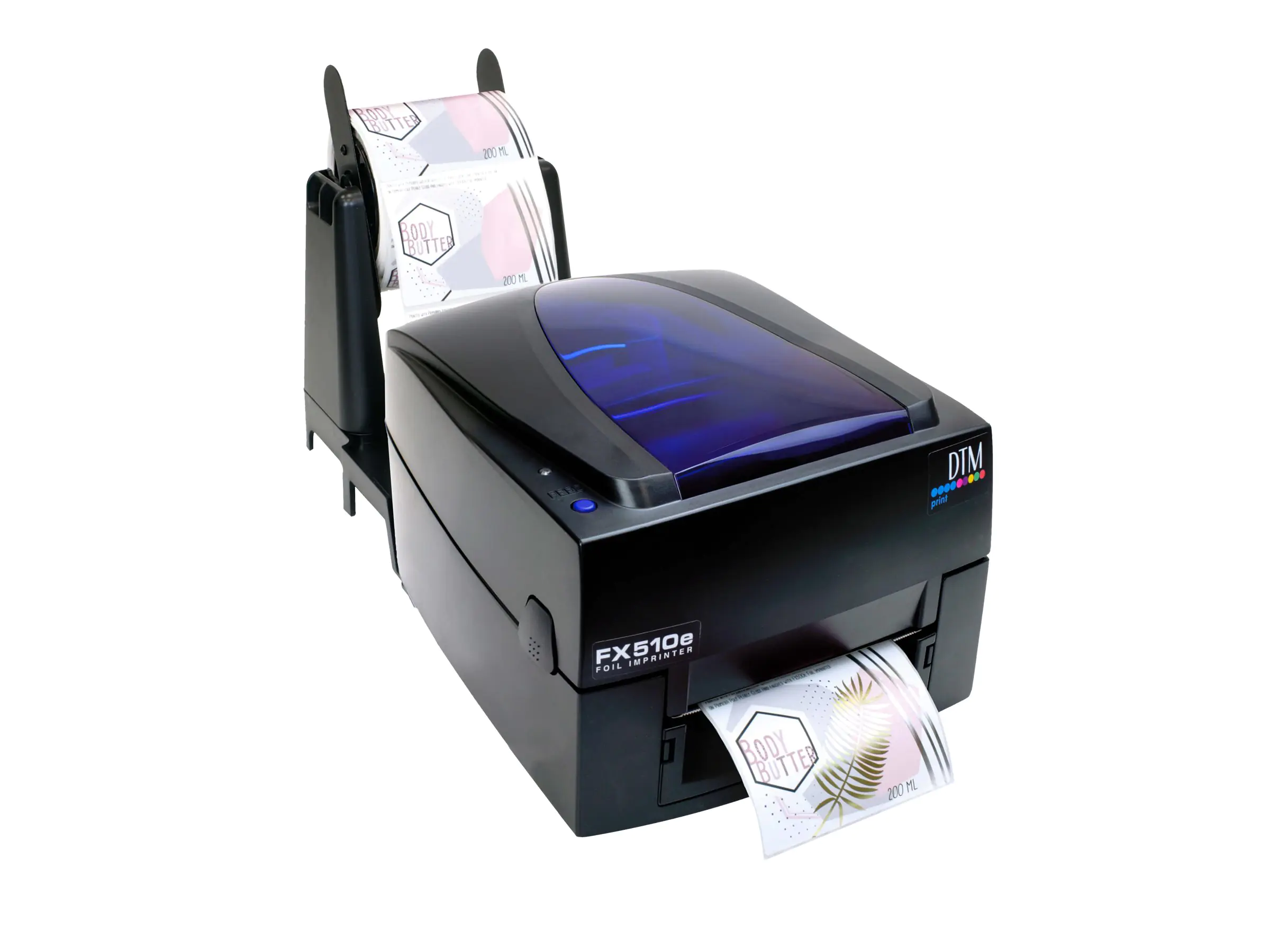DTM FX510e Foil Imprinting System - Etikettendrucker - Farbe - Thermodirekt / Thermotransfer - Rolle (2,54 - 11,8 cm) - 300 dpi - bis zu 101.6 mm/Sek. - USB 2.0