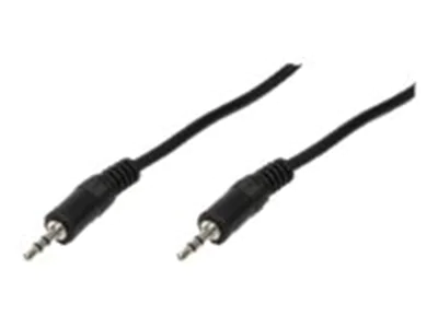 LogiLink Audiokabel Mini-Phone Stereo 3,5 mm Mini-Phone Stereo 3,5 mm CA1050 2.00 m Schwarz