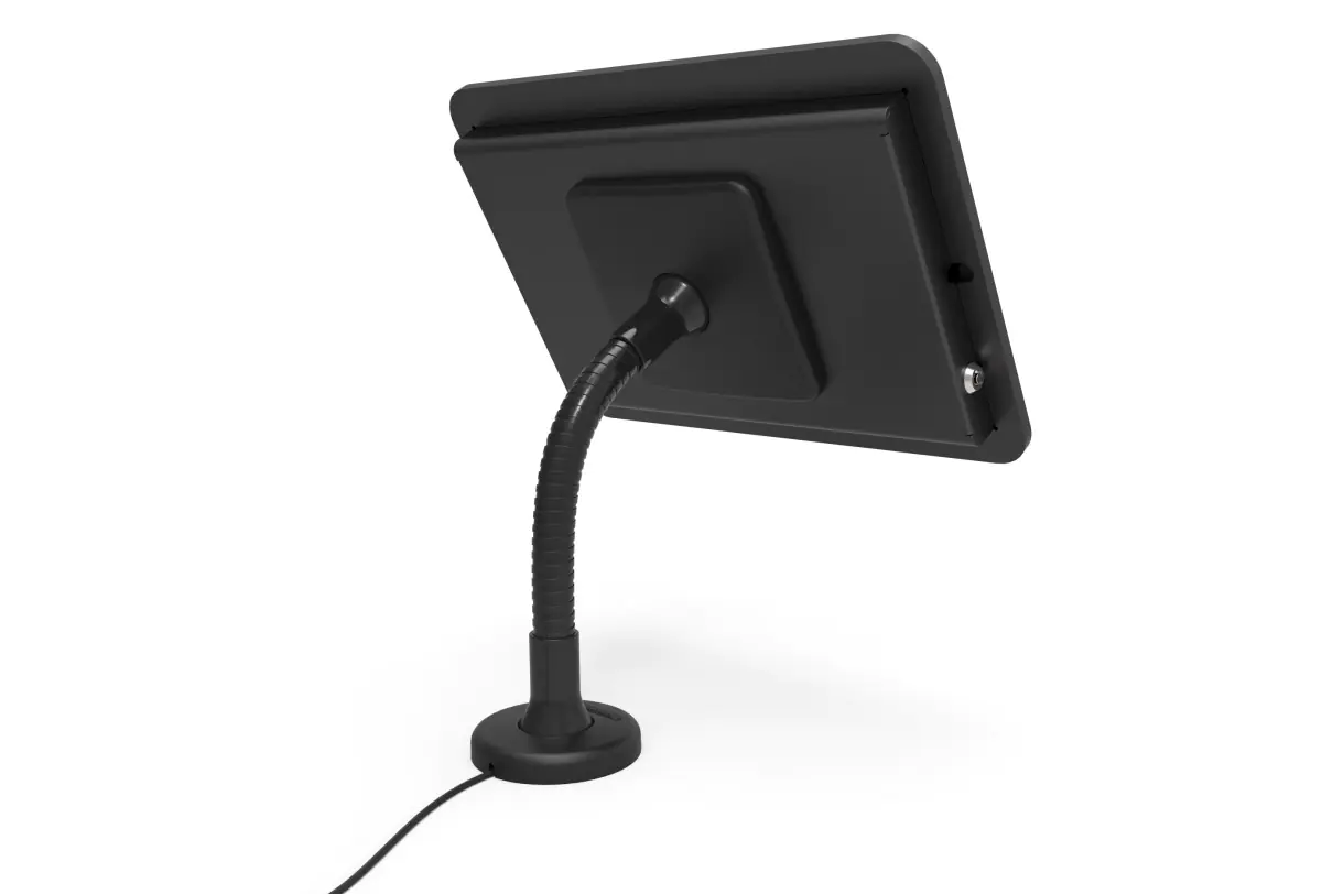 Compulocks Cling Flex Arm Universal Tablet Counter Top Kiosk Black - Befestigungskit (Flexibler Arm) - für Tablett - Schwarz - Wandmontage, Schreibtisch
