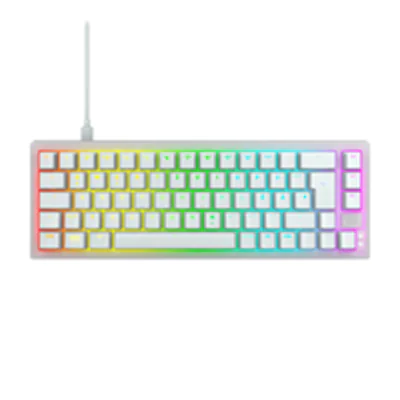 CHERRY XTRFY K5V2 - Tastatur - 65% - compact - hintergrundbeleuchtet - USB - QWERTZ - Deutsch - Tastenschalter: CHERRY MX2A Red - weiß CHERRY XTRFY K5V2 - Tastatur - 65% - compact - hintergrundbeleuchtet - USB - QWERTZ - Deutsch - Tastenschalter: CHERRY MX2A Red - weiß