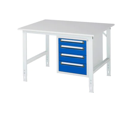 RAU Arbeitstisch Tom 1.250 x 760-1.080 x 1.000 mm (B x H x T)