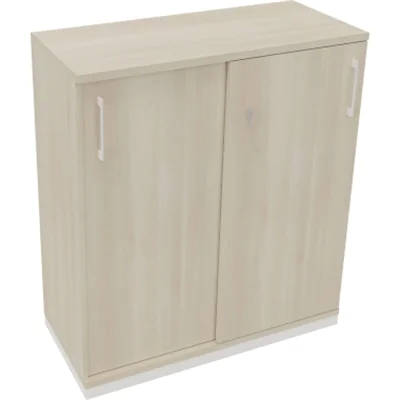 Schiebetürenschrank 3OH B1000xT442xH1133mm ws/Akazie hell Schiebetürenschrank 3OH B1000xT442xH1133mm ws/Akazie hell