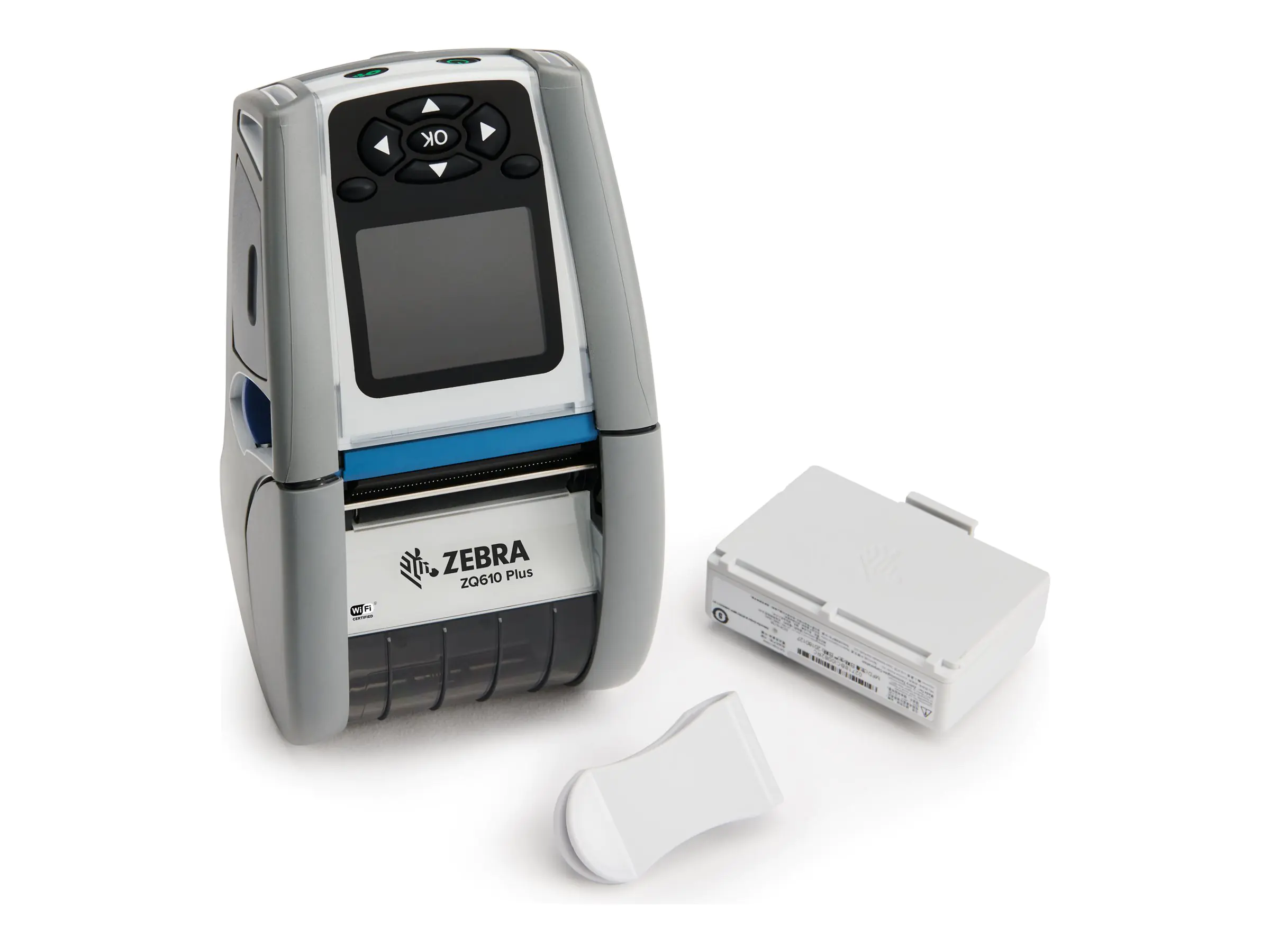Zebra ZQ600 Series ZQ610 Plus-HC - Etikettendrucker - Thermodirekt - Rolle (5,54 cm) - 203 dpi - bis zu 115 mm/Sek. - USB, NFC, RS232C, Wi-Fi(ac), Bluetooth 4.2