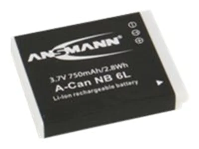 Ansmann A-Can NB 6 L - Batterie - 750 mAh - für Canon PowerShot D20, N, SX170, SX260, SX270, SX280, SX500, SX510, SX600, SX700