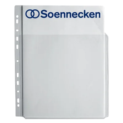 Soennecken Combi-Prospekthülle 1601 DIN A4 PP transparent 5 St./Pack. Soennecken Combi-Prospekthülle 1601 DIN A4 PP transparent 5 St./Pack.