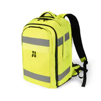 DICOTA Hi-Vis - Rucksack - 32 - 38 Liter - Thermoplastisches Polyurethan (TPU), 600D RPET - Gelb