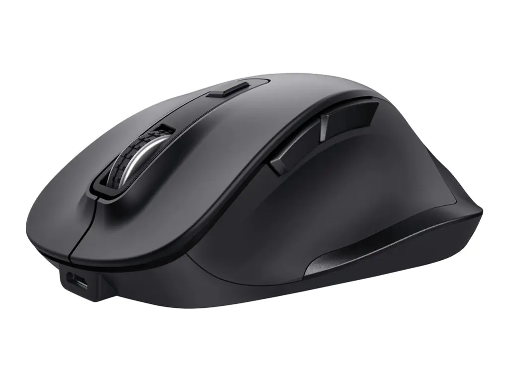 Trust Fyda Comfort - Maus - eco - ergonomisch - Für Rechtshänder - optisch - 6 Tasten - kabellos - 2.4 GHz - kabelloser Empfänger (USB) 24727
