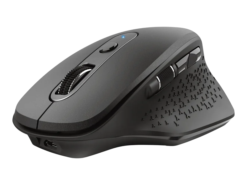 Trust Ozaa+ - Maus - für mehrere Geräte - Für Rechtshänder - optisch - 6 Tasten - kabellos - 2.4 GHz, Bluetooth - kabelloser Empfänger (USB) - Schwarz Trust Ozaa+ - Maus - für mehrere Geräte - Für Rechtshänder - optisch - 6 Tasten - kabellos - 2.4 GHz, Bluetooth - kabelloser Empfänger (USB) - Schwarz