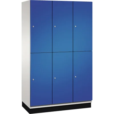 C+P Doppelstockspind 4510132S10015 Sockel 6Fächer B1200mm lgr/ebl