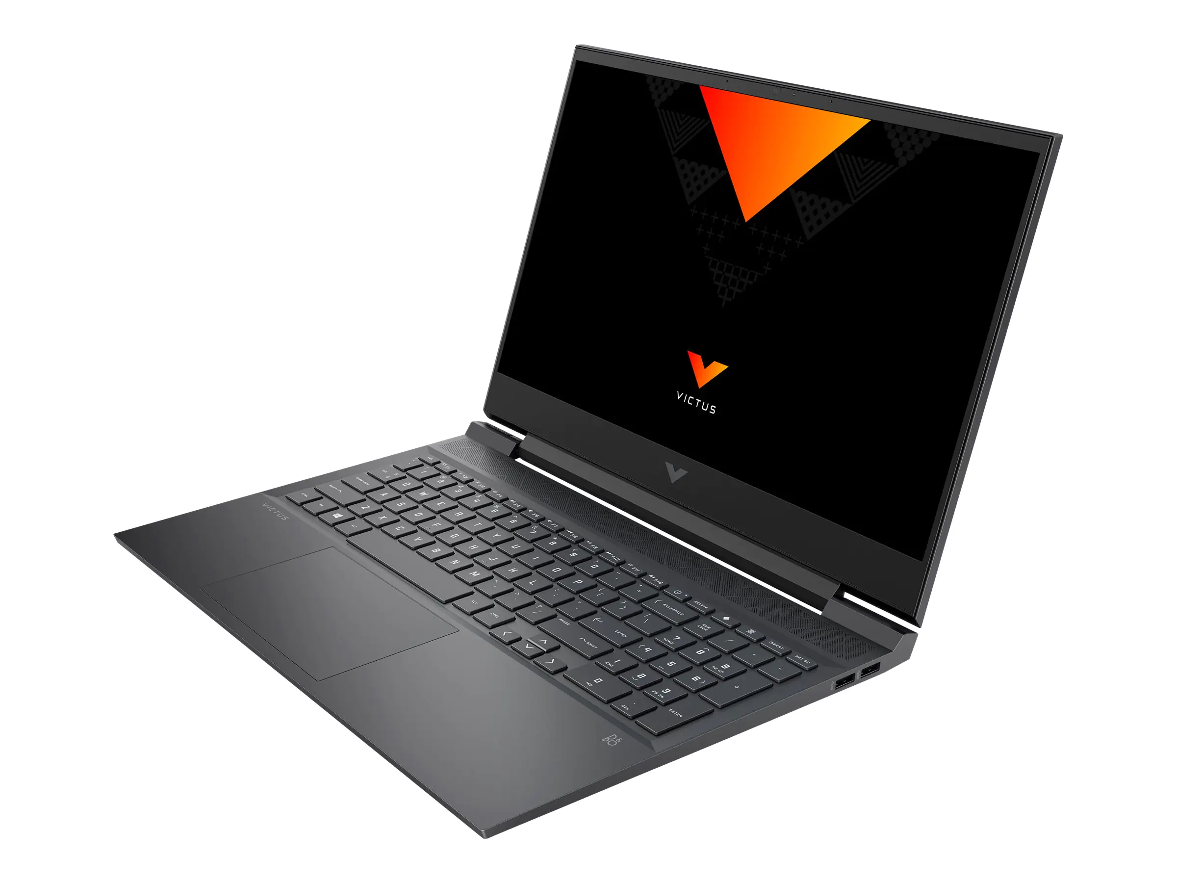 Victus by HP Laptop 16-d0455ng - Intel Core i5 11400H / 2.7 GHz - FreeDOS - GF RTX 3050 Ti - 16 GB RAM - 512 GB SSD NVMe, TLC - 40.9 cm (16.1") IPS 1920 x 1080 (Full HD) @ 144 Hz - Wi-Fi 6 - Logo in dunklem Chrom, Lackierung, Mica Silver - kbd: Deutsch