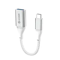 Alogic Super Ultra - USB-Adapter - 24 pin USB-C (M) zu USB Typ A (W) - USB 3.1 Gen 1 - 3 A - 15 cm - Silber