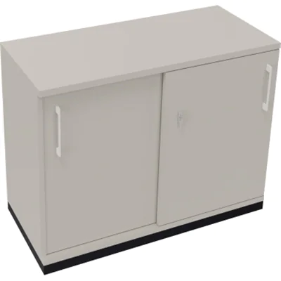 Schiebetürenschrank 2OH B1000xT442xH781mm an/Lichtgrau Schiebetürenschrank 2OH B1000xT442xH781mm an/Lichtgrau