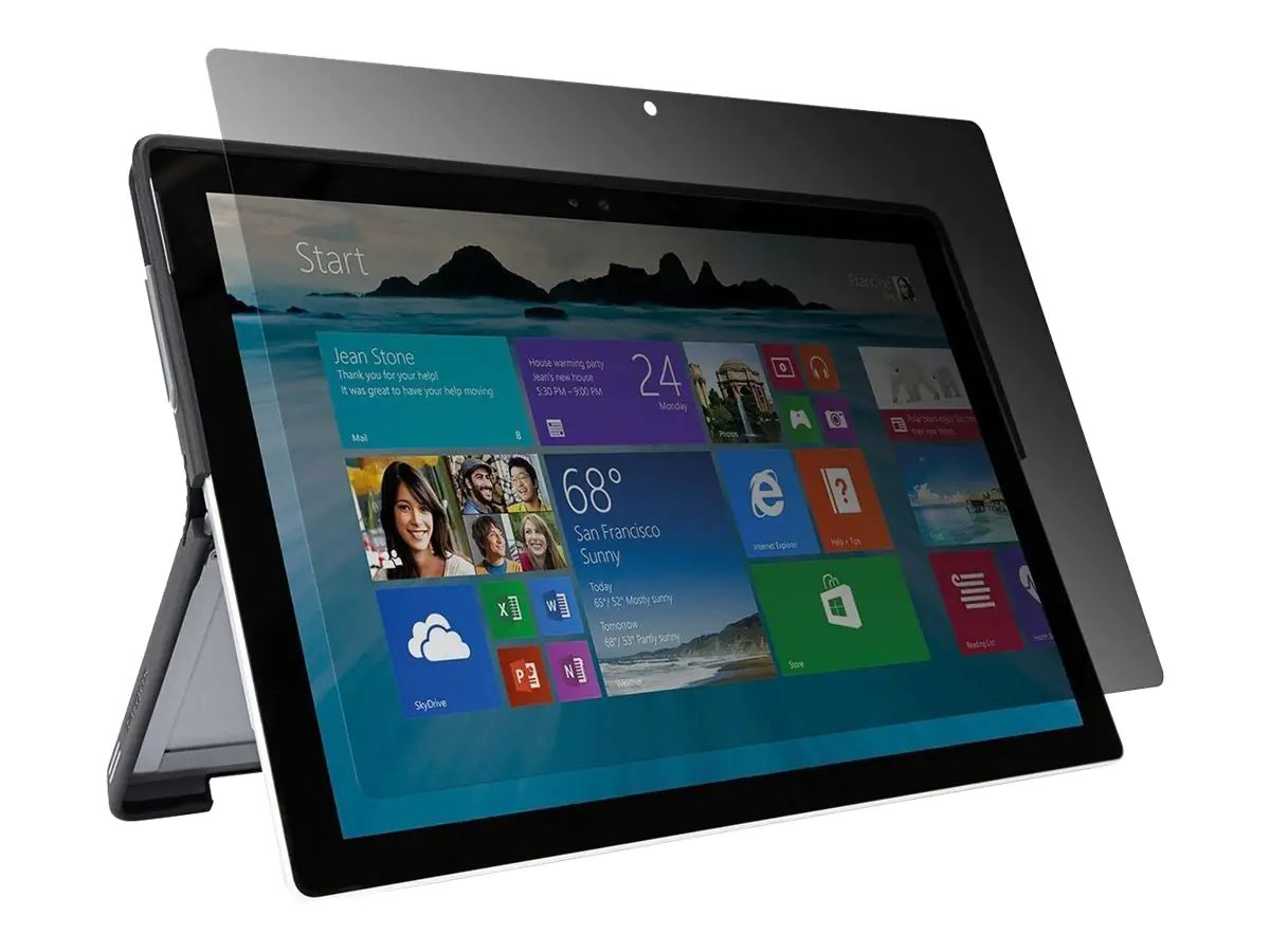 Targus Privacy Screen - Blickschutzfilter für Tablet-PC - 31.2 cm (12.3") - für Microsoft Surface Pro (Mitte 2017), Pro 4