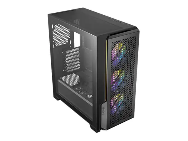 Antec P Series P20C ARGB - Mid tower - E-ATX - Seitenteil mit Fenster (gehärtetes Glas) - keine Spannungsversorgung (ATX) - USB/Audio
