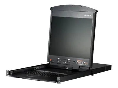 ATEN ALTUSEN KL1508AM - KVM-Konsole mit KVM -Switch - 8 Anschlüsse - PS/2, USB - 43.2 cm (17")