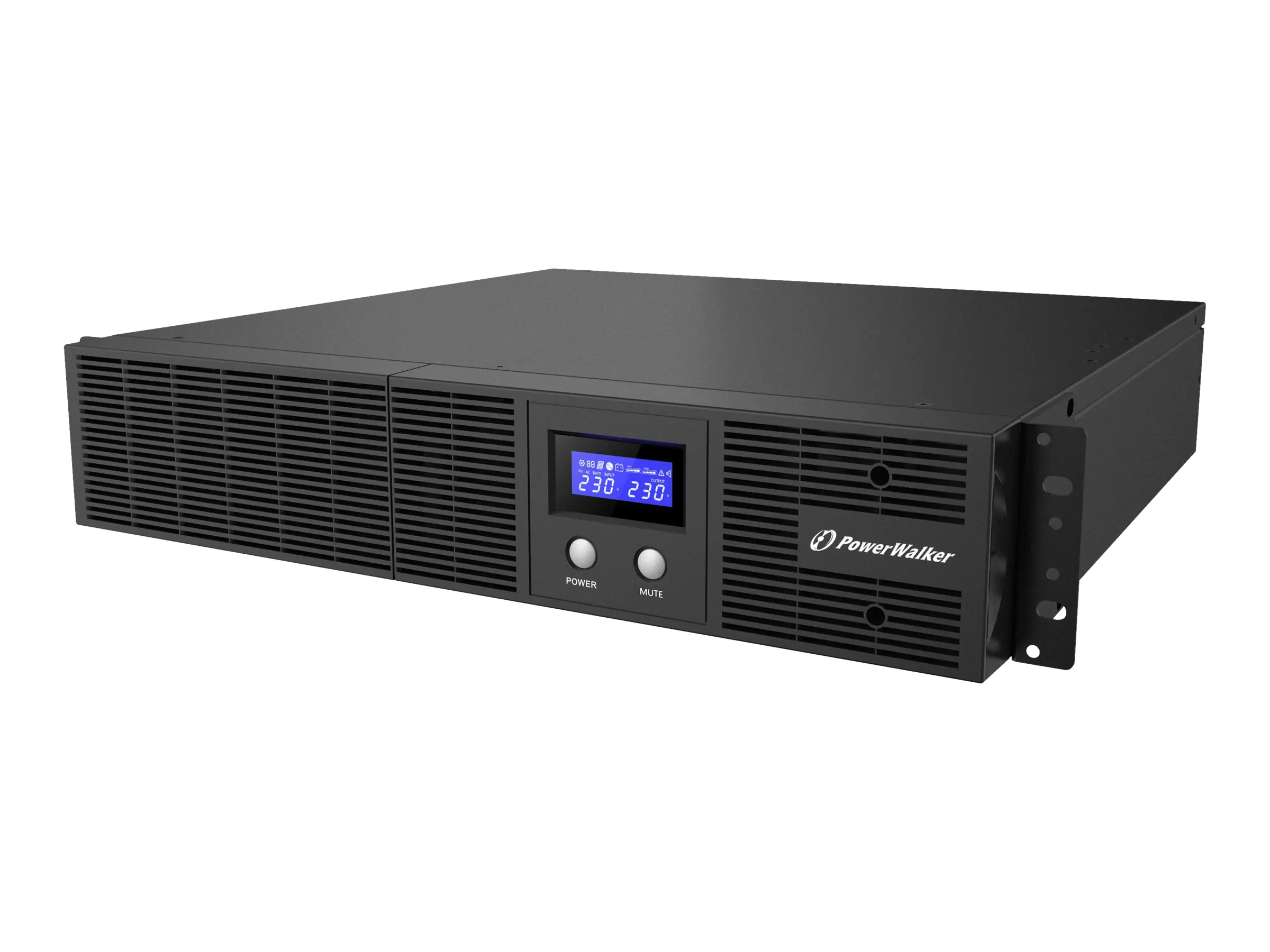 PowerWalker VI 2200 RLE - USV (Rack - einbaufähig) - Wechselstrom 230 V - 1320 Watt - 2200 VA - 9 Ah - USB, RS-232 - Ausgangsanschlüsse: 4 PowerWalker VI 2200 RLE - USV (Rack - einbaufähig) - Wechselstrom 230 V - 1320 Watt - 2200 VA - 9 Ah - USB, RS-232 - Ausgangsanschlüsse: 4