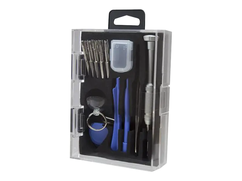 StarTech Handy Werkzeugset für iPhone, iPad, Samsung - Reparaturset für Smartphones, Tablets und Laptops - Tool Kit - Mobiltelefon-Werkzeugset - 23 Stücke - in Koffer