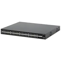Intellinet - Switch - L2+ - managed - 48 x 10/100/1000 (PoE+) + 6 x 10 Gigabit SFP+ (Uplink) - an Rack montierbar - PoE+ (450 W)