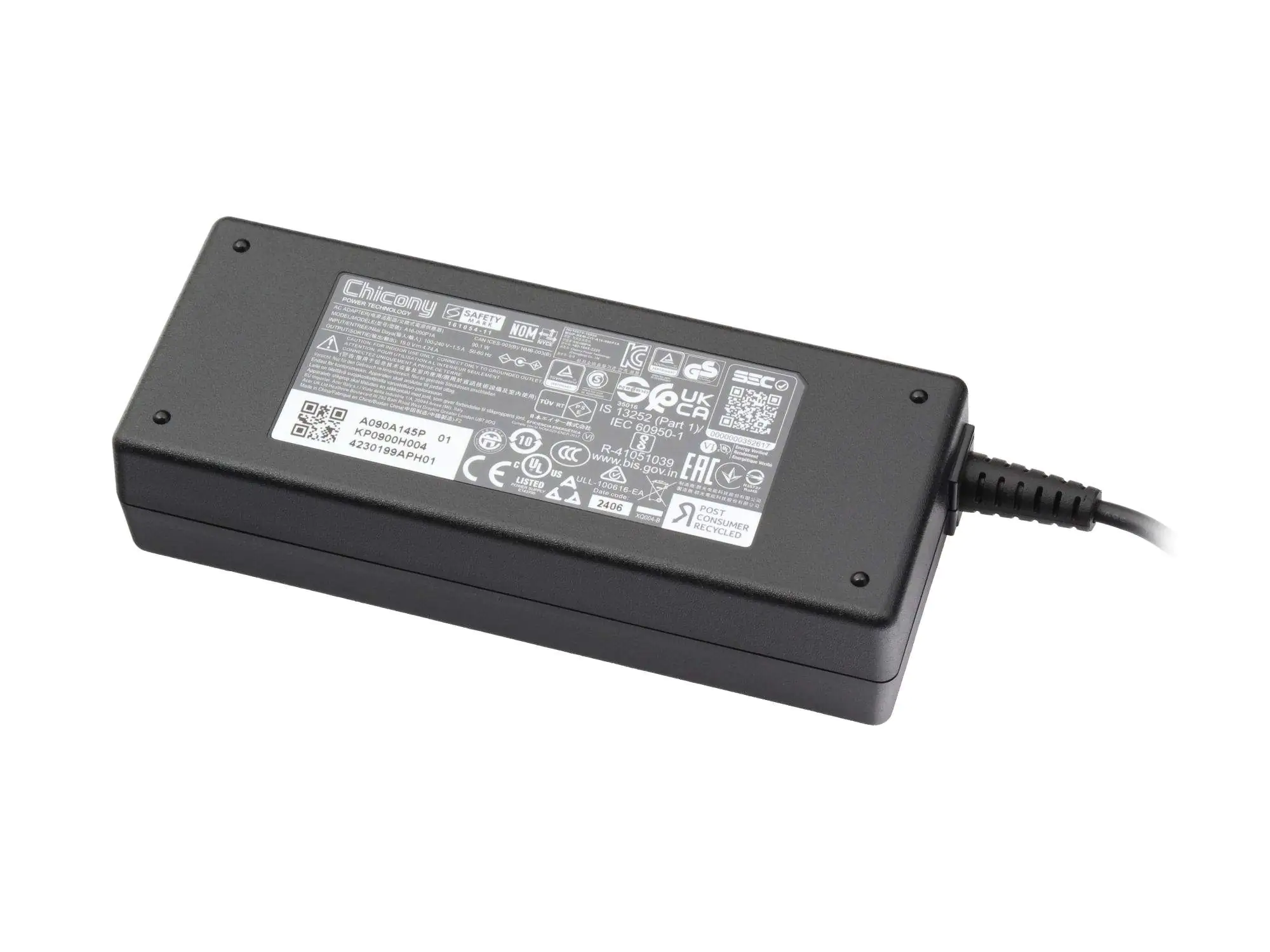 Acer Adapter AC 1 1x3 0x7 7 Blue - PC-/Server Netzteil - 90 W