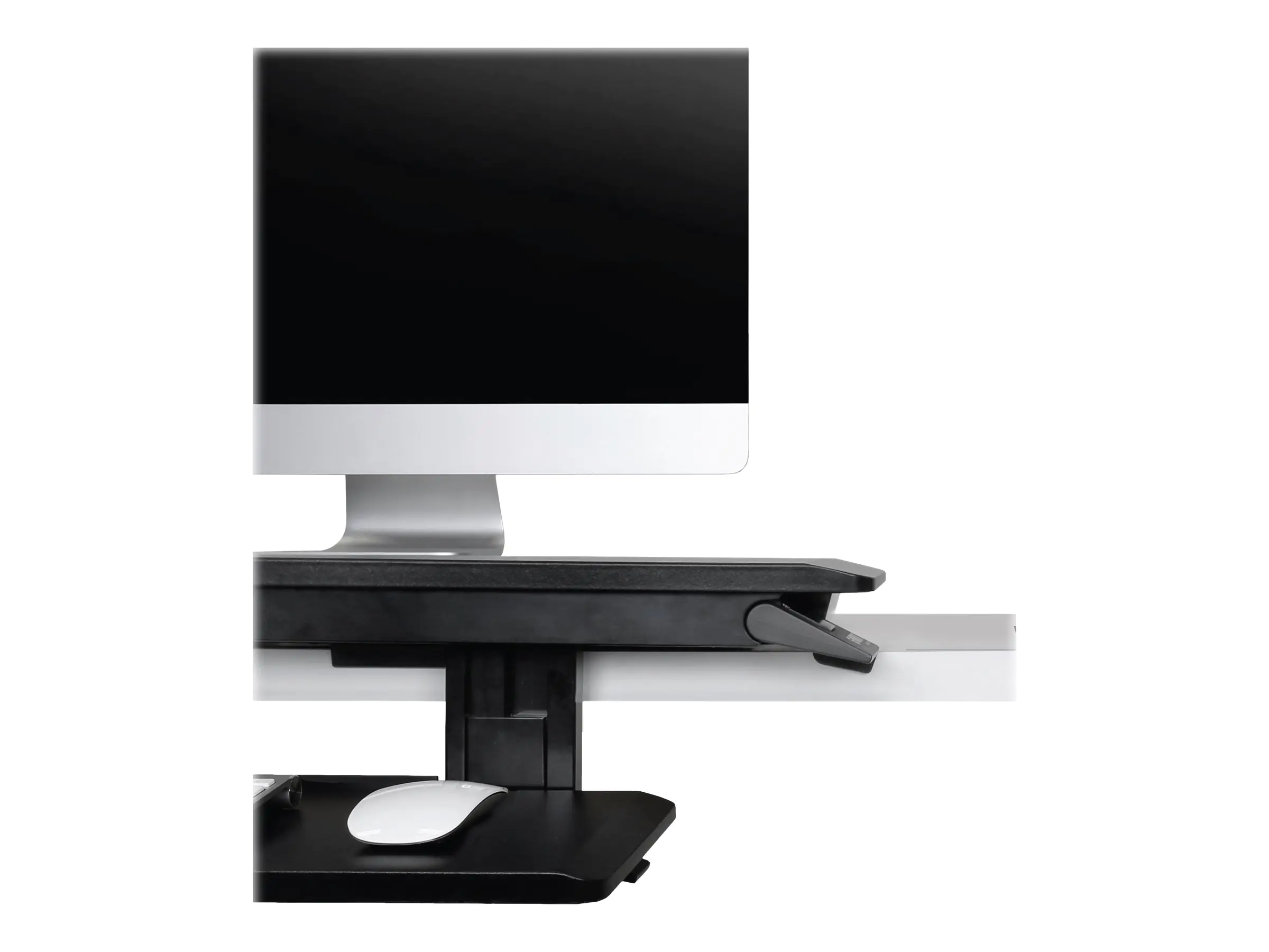 Ergotron WorkFit-TX - Stehender Tischwandler - rechteckig - Schwarz