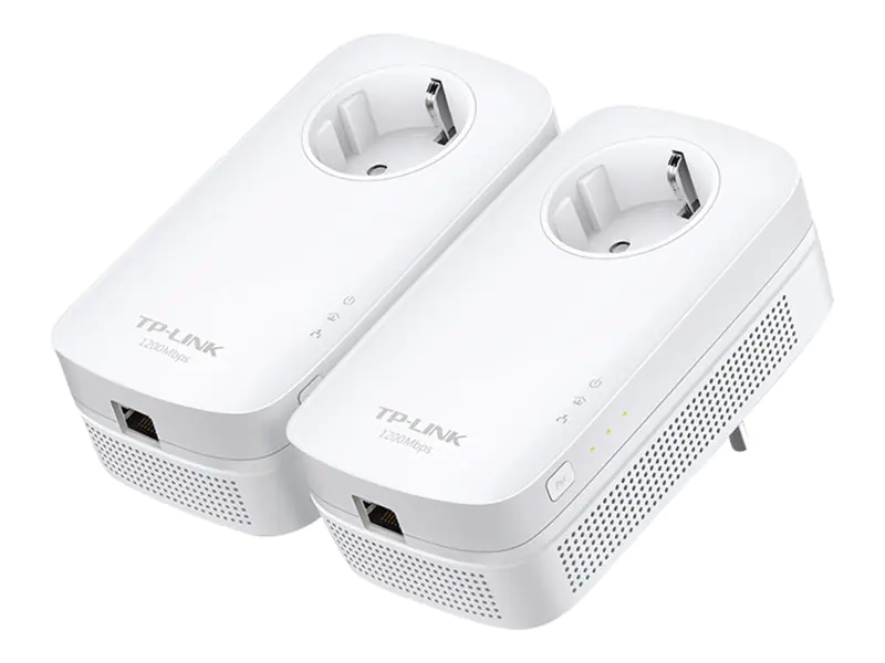 TP-Link TL-PA8010P KIT - Starter Kit - Powerline Adapter 1GbE, HomePlug AV (HPAV), HomePlug AV (HPAV) 2.0 - an Wandsteckdose anschließbar