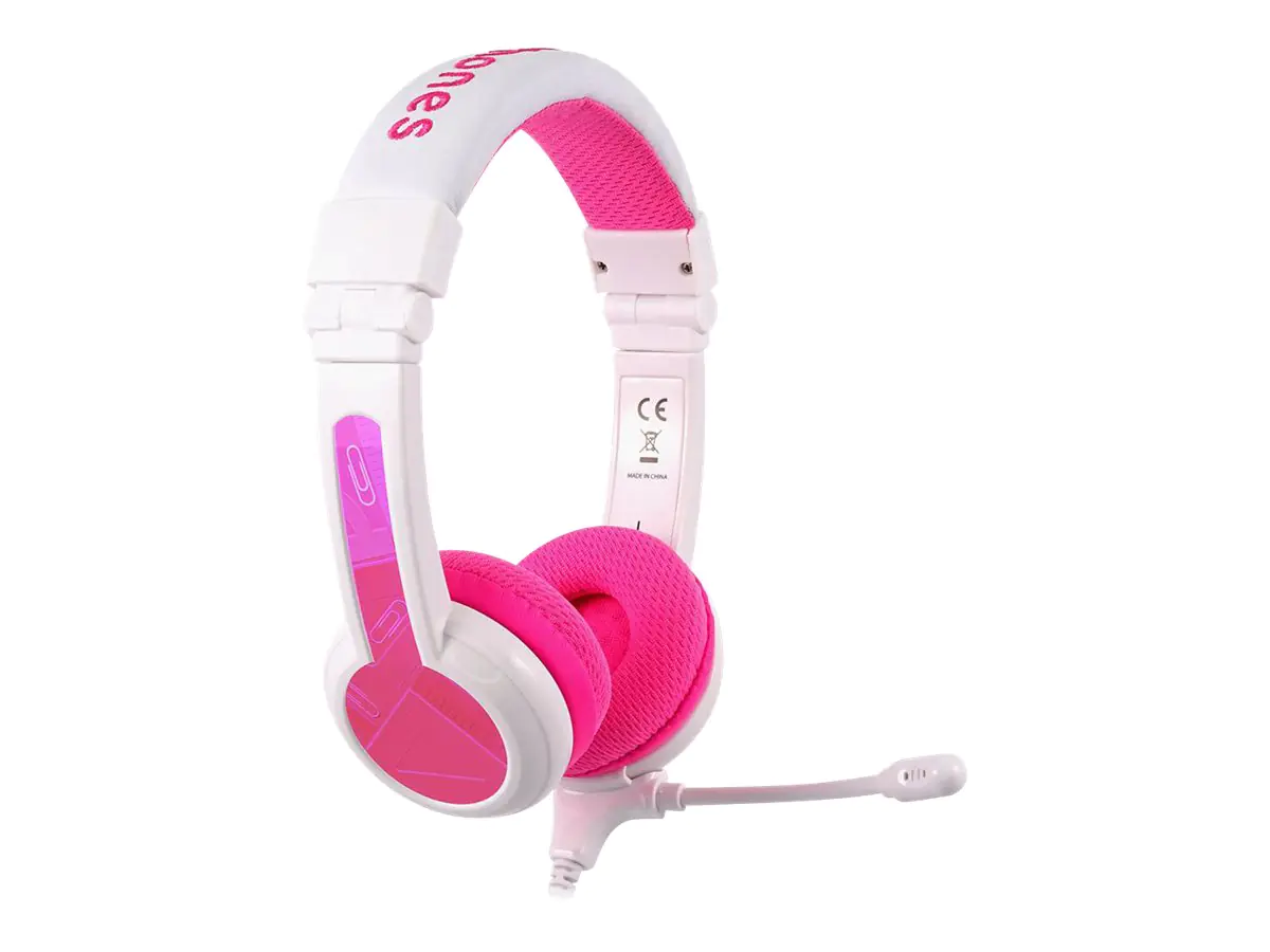 BuddyPhones Onanoff BuddyPhones School+ - Headset - On-Ear BP-SCHOOLP-PINK