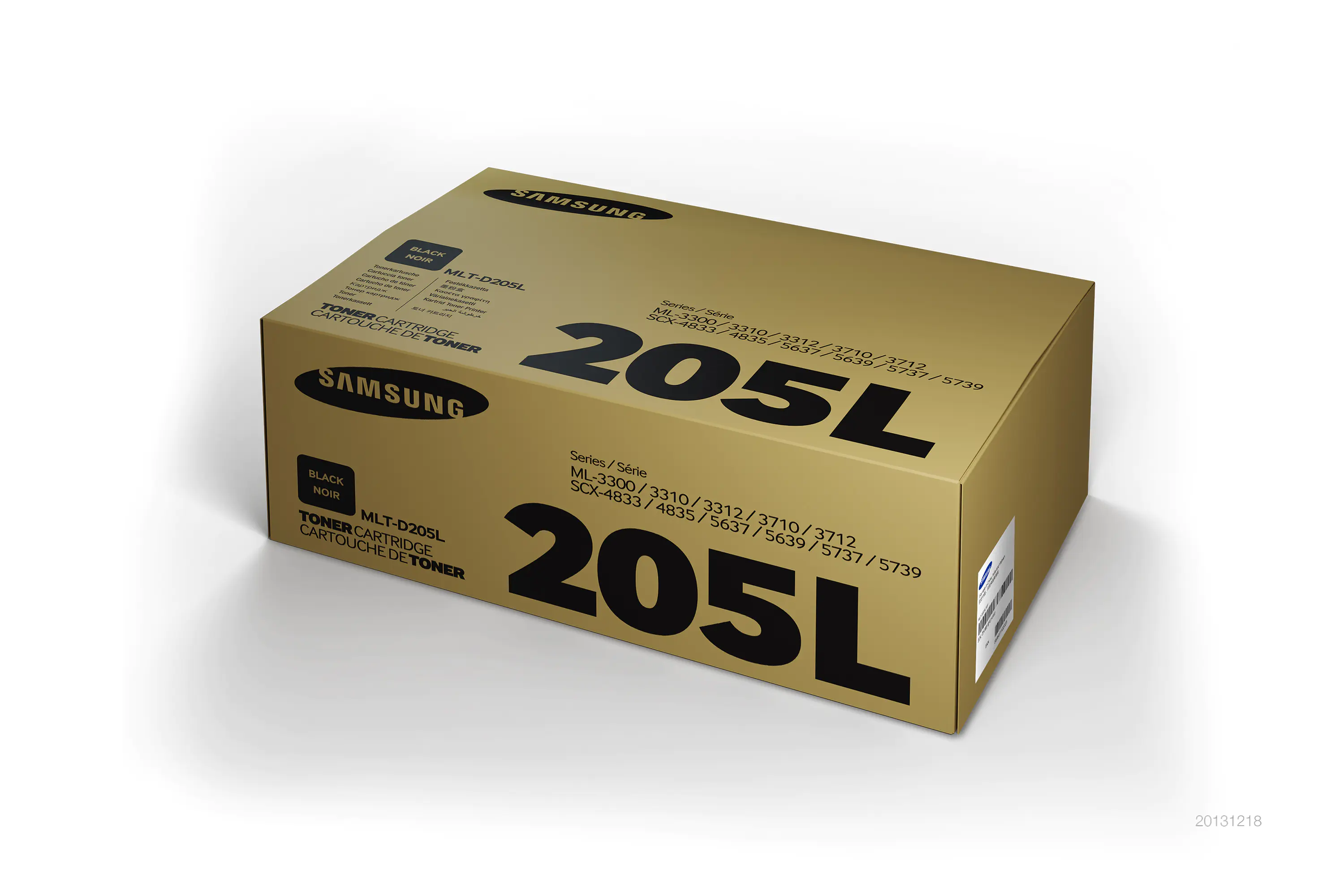 Samsung MLT-D205L - Hohe Ergiebigkeit - Schwarz - Original - Tonerpatrone (SU963A) - für Samsung ML-3300, 3310, 3312, 3700, 3710, 3712, SCX-4833, 4835, 5637, 5639, 5737, 5739 Samsung MLT-D205L - Hohe Ergiebigkeit - Schwarz - Original - Tonerpatrone (SU963A) - für Samsung ML-3300, 3310, 3312, 3700, 3710, 3712, SCX-4833, 4835, 5637, 5639, 5737, 5739