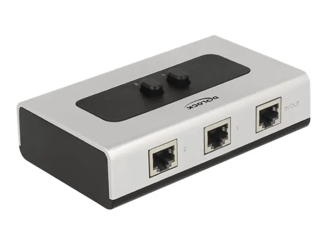DeLock Switch USB 3.0 2 port manual bidirectional - USB-Umschalter für die gemeinsame Nutzung von Peripheriegeräten - 2 x SuperSpeed USB 3.0 - Desktop DeLock Switch USB 3.0 2 port manual bidirectional - USB-Umschalter für die gemeinsame Nutzung von Peripheriegeräten - 2 x SuperSpeed USB 3.0 - Desktop