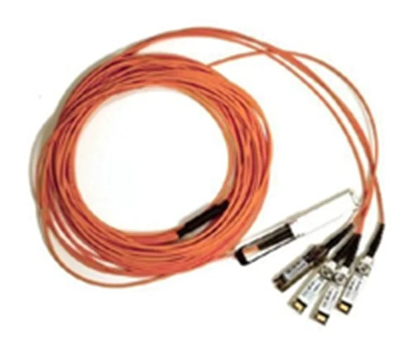 Supermicro CBL-Q4SFP+AOC-5M - 5 m - QSFP+ - SFP+