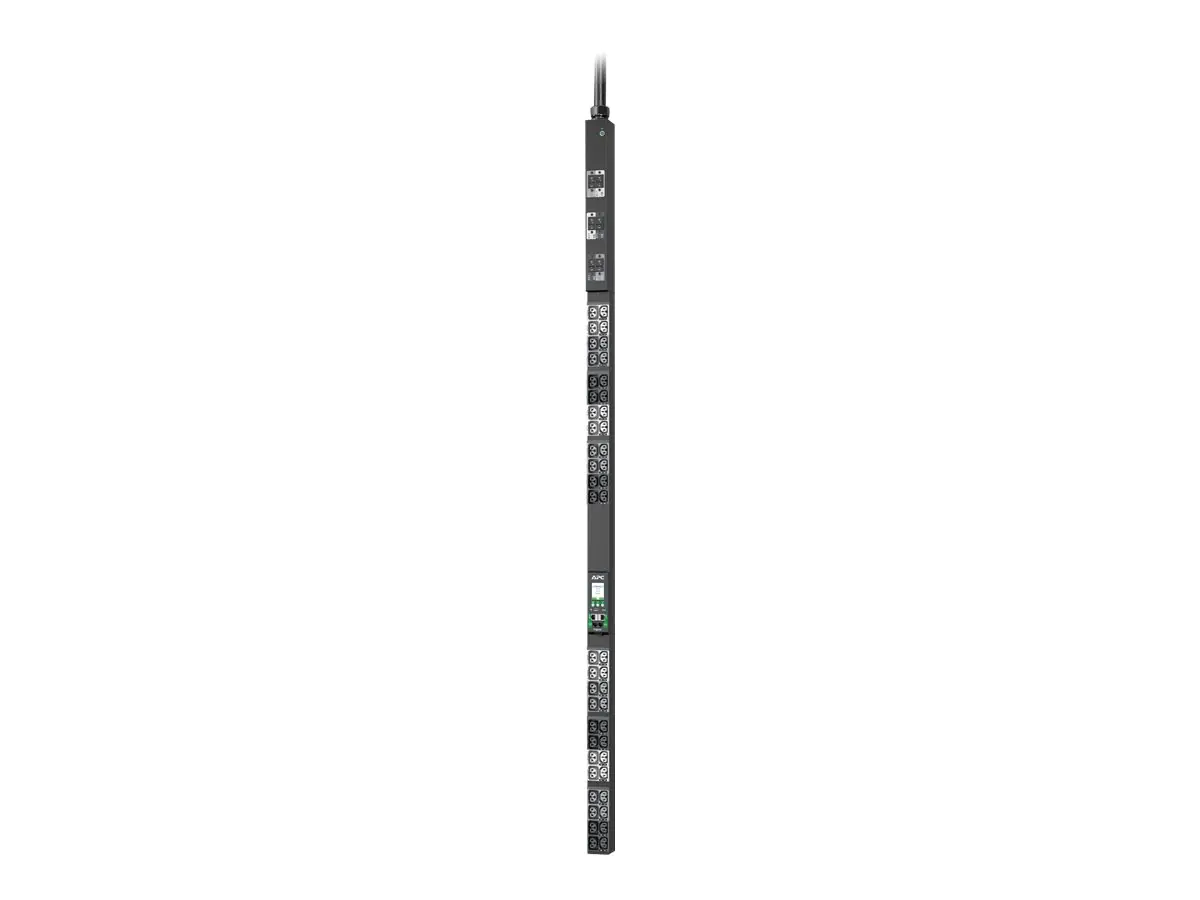 APC NetShelter Rack PDU Advanced - Stromverteilungseinheit (Rack - einbaufähig) - gemessen - AC 400/415 V - 17.3 kW - 17300 VA - 3 Phasen - Ethernet 10/100/1000, Ethernet 10/100 - Eingabe, Eingang IEC 60309 530P6 - Ausgangsanschlüsse: 48 (24 x IEC 60320 C