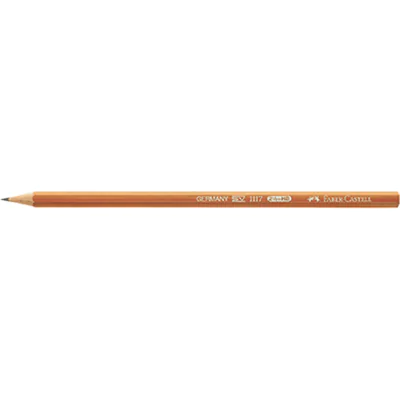 Faber-Castell Bleistift 1117 111700 sechskantform HB braun Faber-Castell Bleistift 1117 111700 sechskantform HB braun