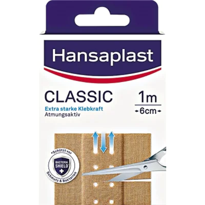 Hansaplast Pflaster CLASSIC 1009227 6cmx1m Hansaplast Pflaster CLASSIC 1009227 6cmx1m