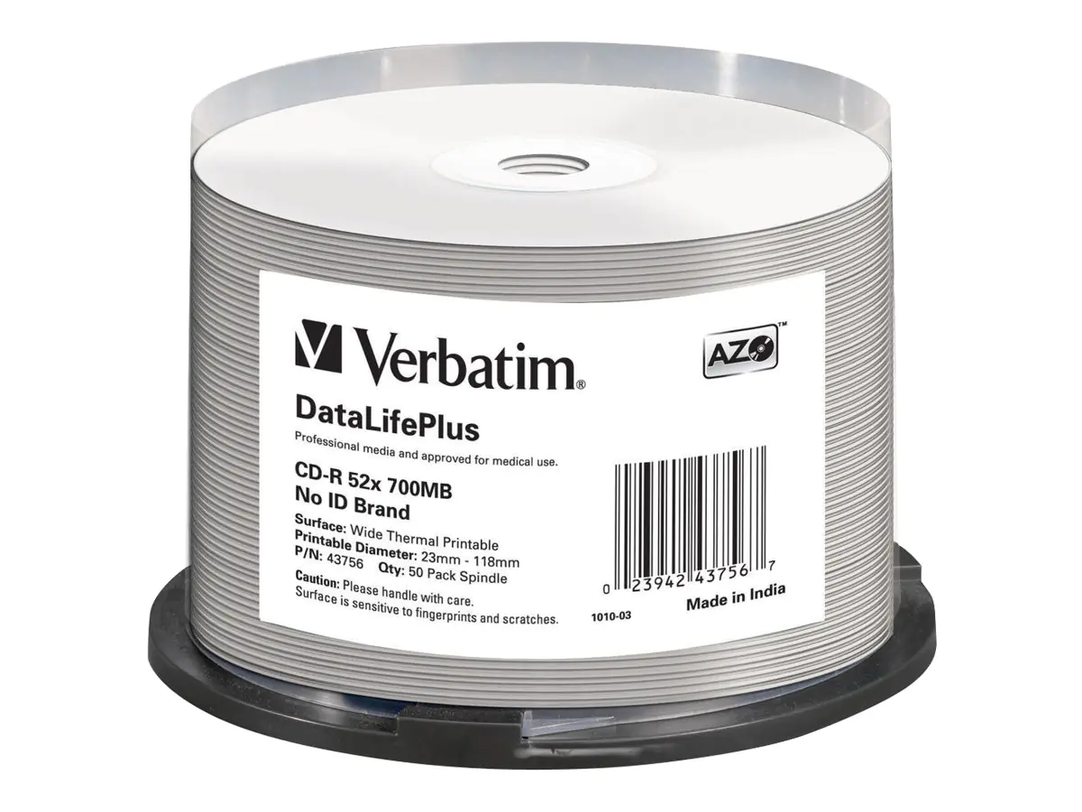 Verbatim DataLifePlus Professional - 50 x CD-R 43756