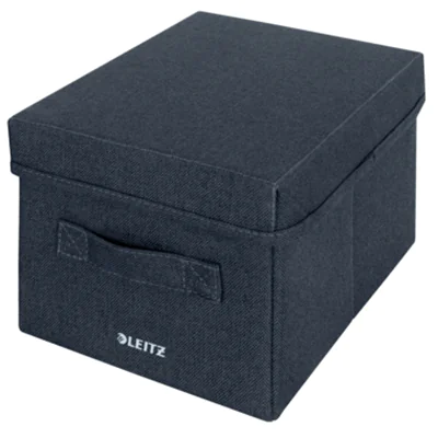 Leitz Aufbewahrungsbox Fabric klein 19 x 16 x 28,5 cm (B x H x T) Karton/Stoff samtgrau 2 St./Pack. Leitz Aufbewahrungsbox Fabric klein 19 x 16 x 28,5 cm (B x H x T) Karton/Stoff samtgrau 2 St./Pack.