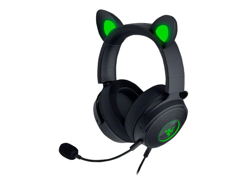 Razer Kraken Kitty V2 Pro - Headset - ohrumschließend - kabelgebunden - USB - Geräuschisolierung - Schwarz