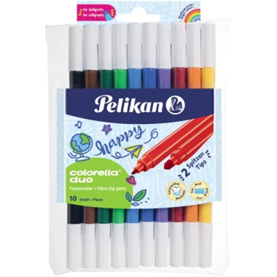 Pelikan Faserschreiber Colorella duo C407/10 973172 10 St./Pack. Pelikan Faserschreiber Colorella duo C407/10 973172 10 St./Pack.