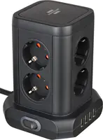 Brennenstuhl Steckdosenturm 8-fach mit 4x USB 2m H05VV-F3G1.5 Brennenstuhl Steckdosenturm 8-fach mit 4x USB 2m H05VV-F3G1.5