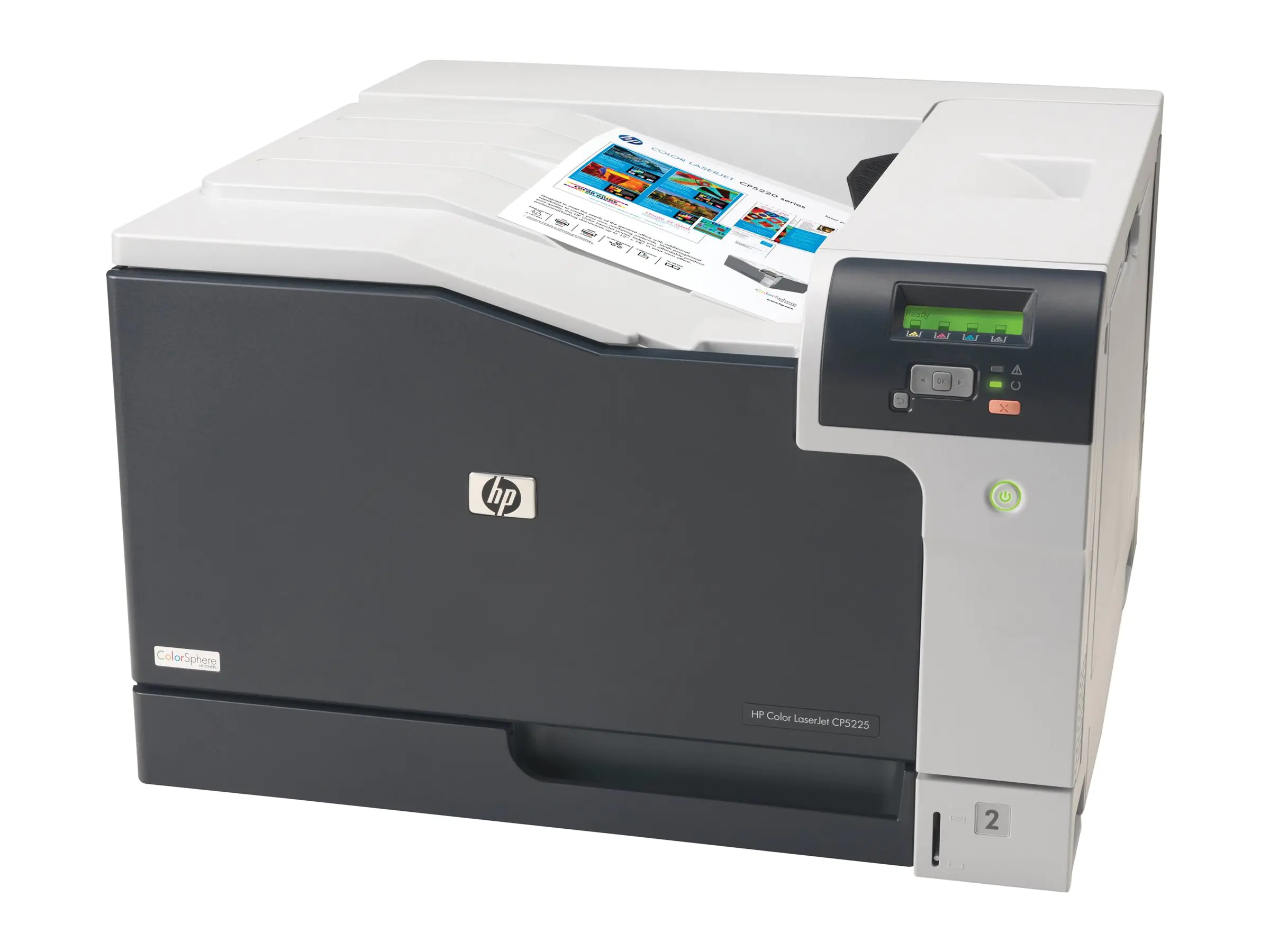 HP Color LaserJet Professional CP5225 - Drucker - Farbe - Laser - A3 - 600 dpi - bis zu 20 Seiten/Min. (einfarbig) CE710A#B19