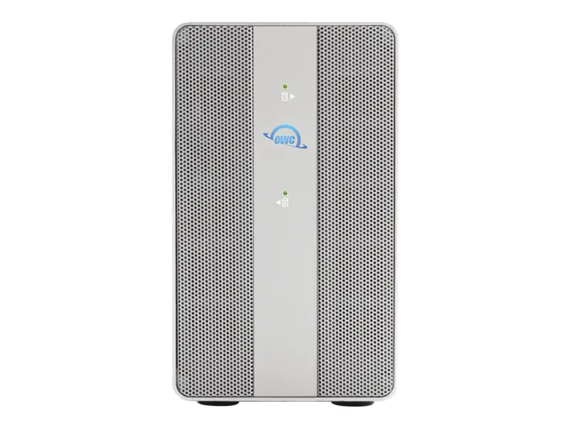 OWC Mercury Elite Pro Dual with 3-Port Hub - Festplatten-Array - 2 Schächte (SATA-600) OWCMEDCH7T00