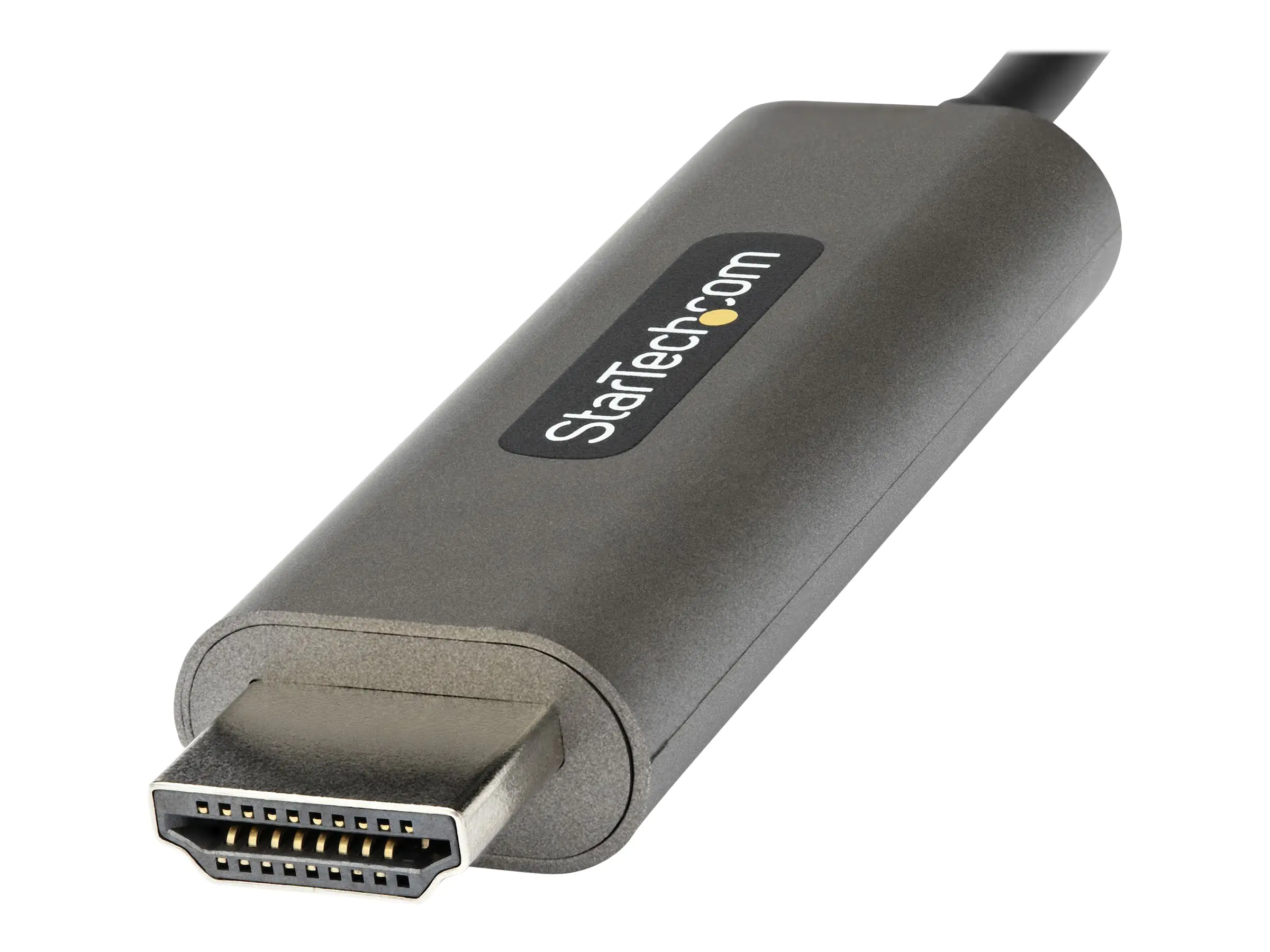 StarTech 5m USB-C auf HDMI Kabel 4K 60Hz mit HDR10 - Ultra HD Video Adapter Kabel - DP 1.4 Alt Mode HBR3 (CDP2HDMM5MH) - Adapterkabel - 24 pin USB-C männlich zu HDMI männlich - 5 m - Schwarz - 4K Unterstützung, aktiv