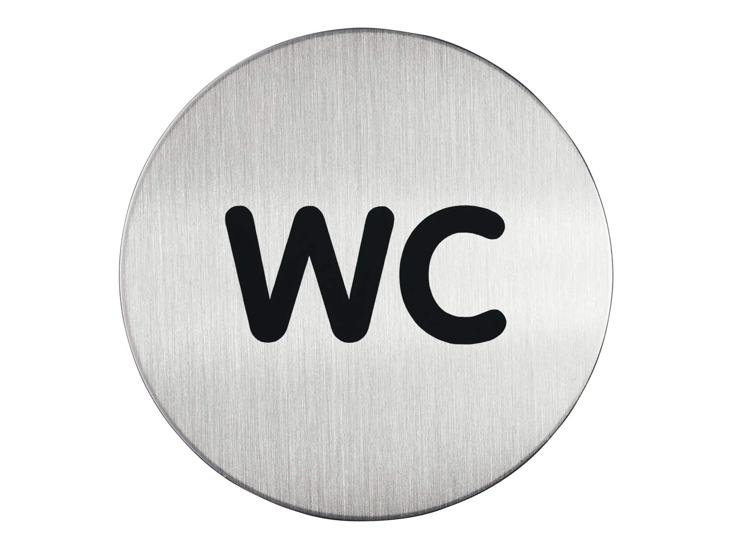 DURABLE Piktogramm PICTO 490723 WC metallic silber