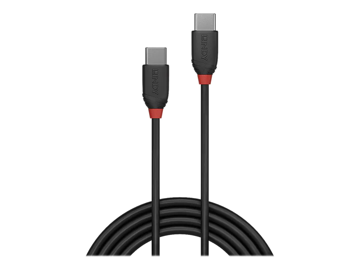 Lindy Black Line - USB-Kabel - 24 pin USB-C (M) zu 24 pin USB-C (M) - USB 3.2 Gen 2x2 - 3 A - 1.5 m - Schwarz Lindy Black Line - USB-Kabel - 24 pin USB-C (M) zu 24 pin USB-C (M) - USB 3.2 Gen 2x2 - 3 A - 1.5 m - Schwarz
