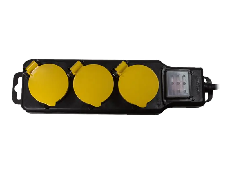 LogiLink Steckdosenleiste - Wechselstrom 250 V - 3680 Watt - Ausgangsanschlüsse: 3 (3 x Stecker CEE 7/3) LPS253
