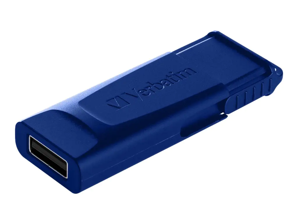 Verbatim Slider - USB-Flash-Laufwerk - 32 GB - USB 2.0 - Blau, Rot (Packung mit 2) 49327