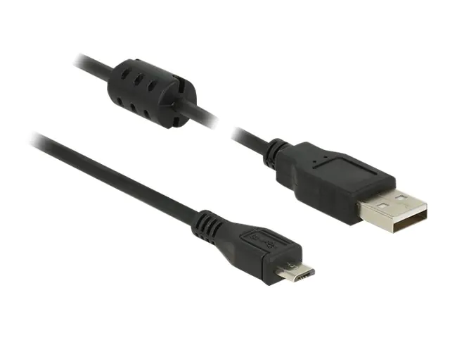 DeLOCK - USB-Kabel - USB (M) bis Micro-USB Typ B (M) - USB 2.0 - 5 m - Schwarz
