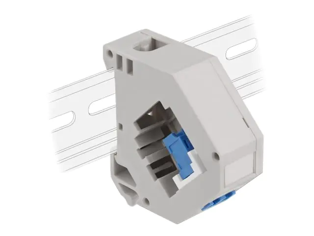 Delock Keystone Jack-DIN-Adapter für Schienenmontage
