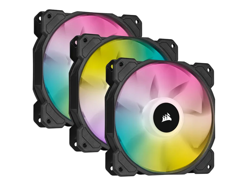 CORSAIR iCUE SP120 RGB ELITE - Gehäuselüfter - 120 mm - weiß (Packung mit 3)
