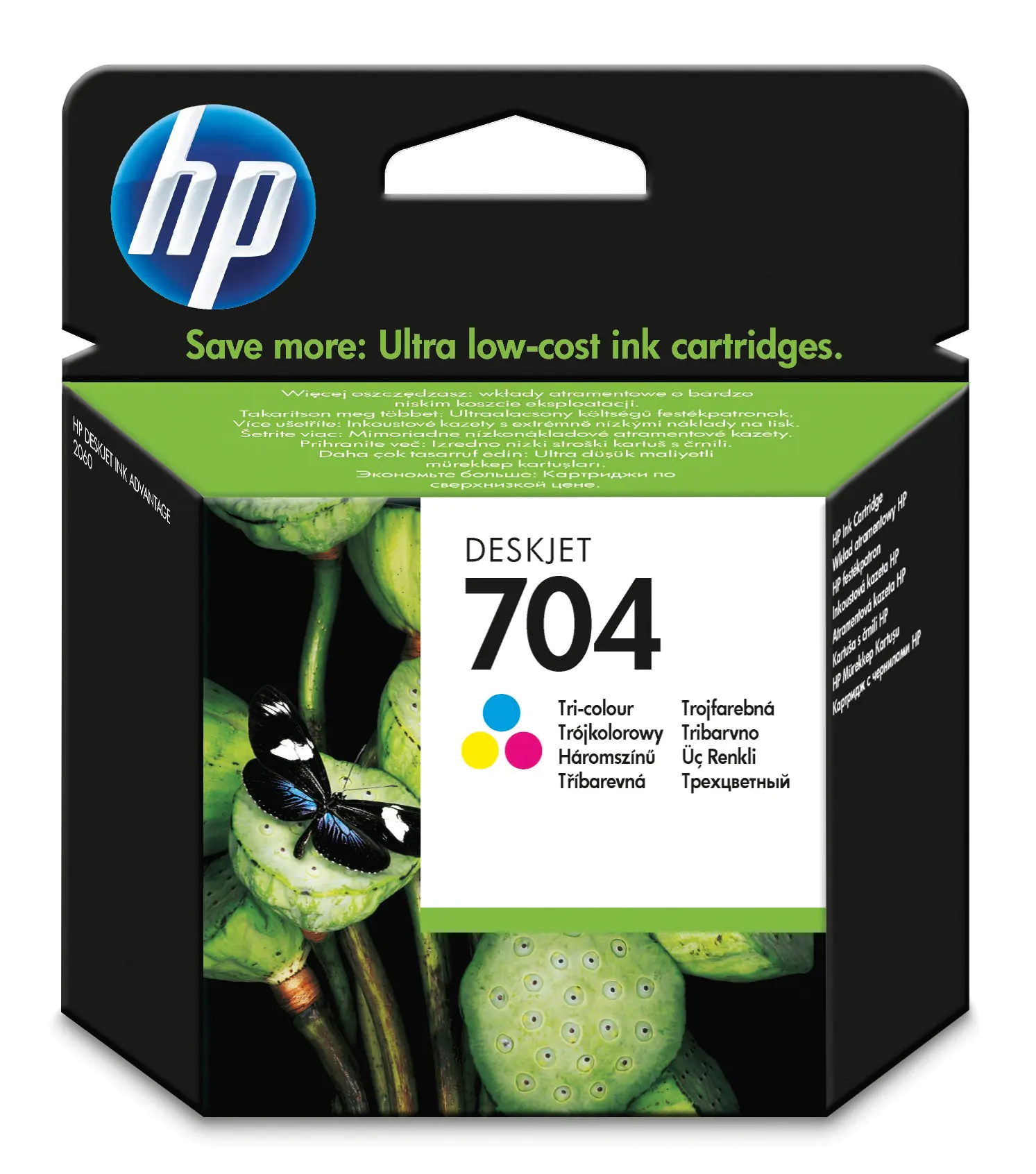 HP 704 - Farbe (Cyan, Magenta, Gelb) - original - Ink Advantage - Tintenpatrone - für Deskjet Ink Advantage 2060 K110a
